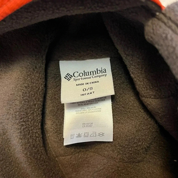 Columbia | Infant Trapper Hat / Aviator Hat Burnt Orange Wintergear Winter Hat - Picture 3 of 3
